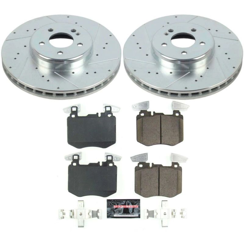 PSB Z23 Evolution Kit - Power Stop 2019 Mercedes-Benz GLC300 Front Z23 Evolution Sport Brake Kit