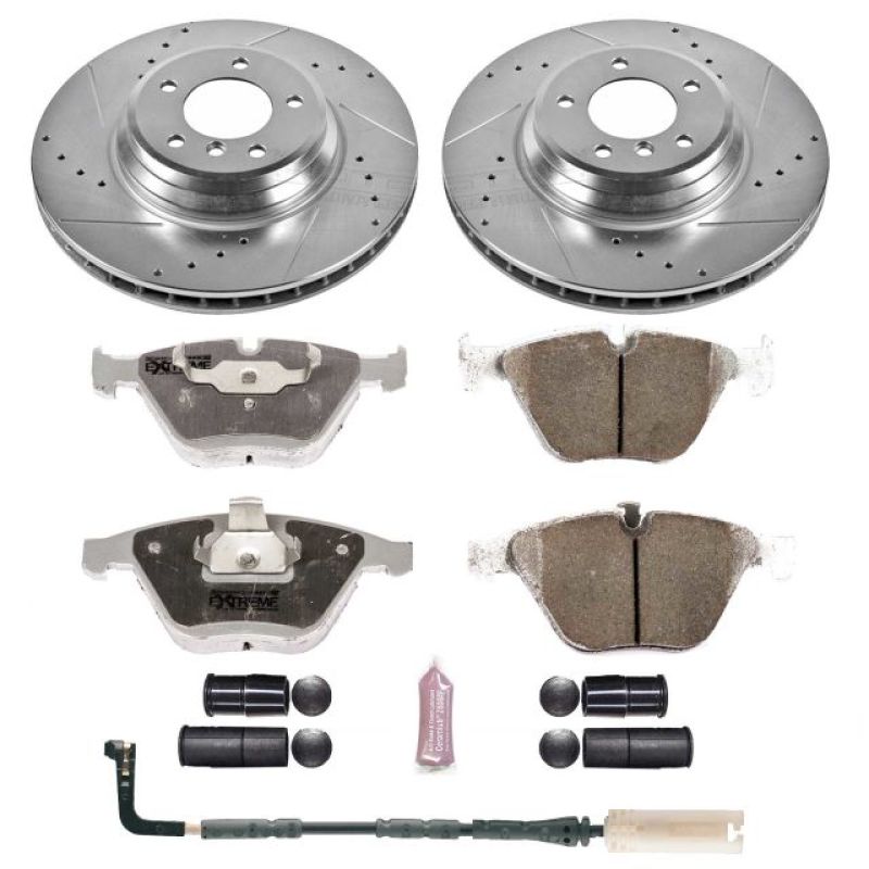 PSB Z26 Street Warrior Kit - Power Stop 2009 BMW 335i xDrive Front Z26 Street Warrior Brake Kit