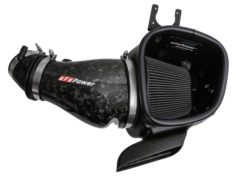 AFE Track Series Intake - aFe 2021 Dodge Durango SRT Hellcat Track Series Carbon Fiber Cold Air Intake System w/ Pro 5R Filter