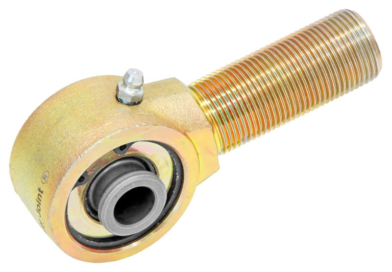 ROK Johnny Joints - RockJock Johnny Joint Rod End 2in Forged 1.615in X .718in Ball 1in-14 RH Thread Shank Ext. Greased