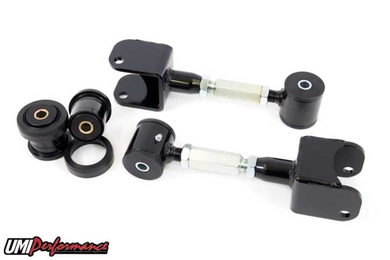 UMI Upper Control Arms - UMI Performance 78-88 GM G-Body Adjustable Upper Control Arms- Poly Bushings