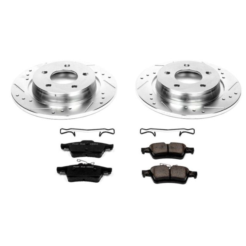 PSB Z23 Evolution Kit - Power Stop 04-13 Mazda 3 Rear Z23 Evolution Sport Brake Kit