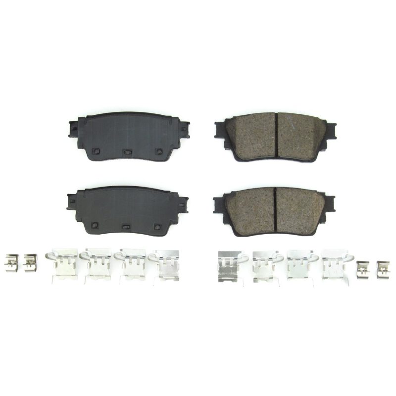 PSB Z17 Evolution Brake Pads - Power Stop 21-22 Nissan Rogue Rear Z17 Evo Ceramic Pad w/Hardware