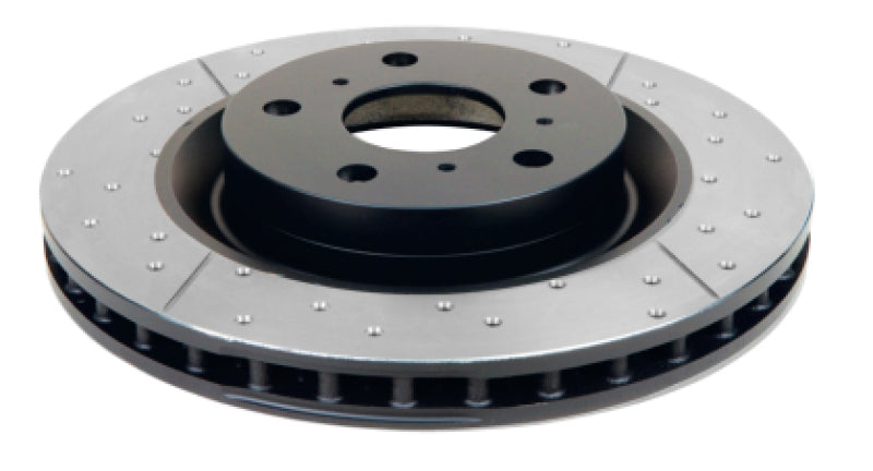 DBA Street Slot&Drill Rotors - DBA 15-15 Mercedes-Benz C300 (w/Sport Package) Front Street Series OE Drilled & Slotted Rotor