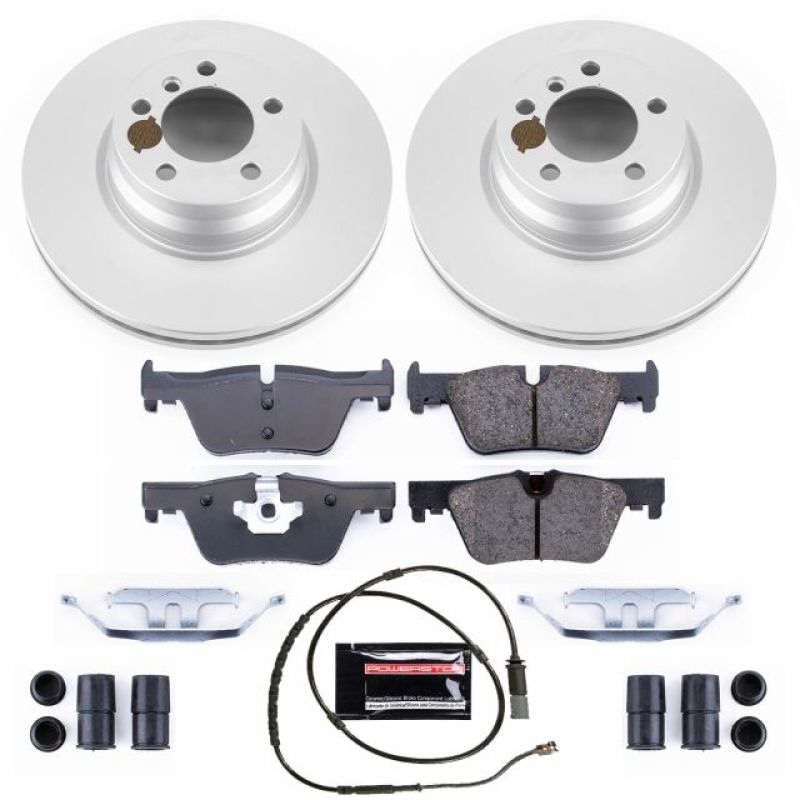 PSB Z23 Evolution Coated Kit - Power Stop 13-18 BMW 320i xDrive Rear Z23 Evolution Sport Coated Brake Kit
