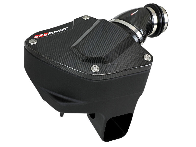 AFE Black Series Stage-2 Carbon Fiber Cold Air Intakes - aFe Momentum Black Series Carbon Fiber Pro 5R Air Intake System BMW M5 (F90) 18-19
