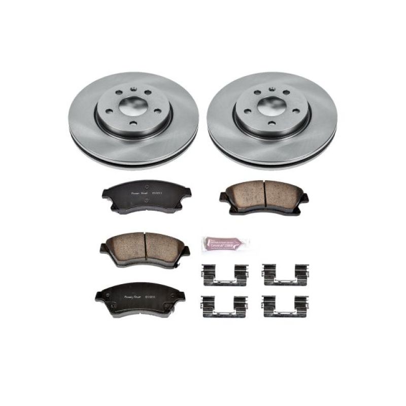 PSB Autospecialty Kit - Power Stop 11-15 Chevrolet Cruze Front Autospecialty Brake Kit
