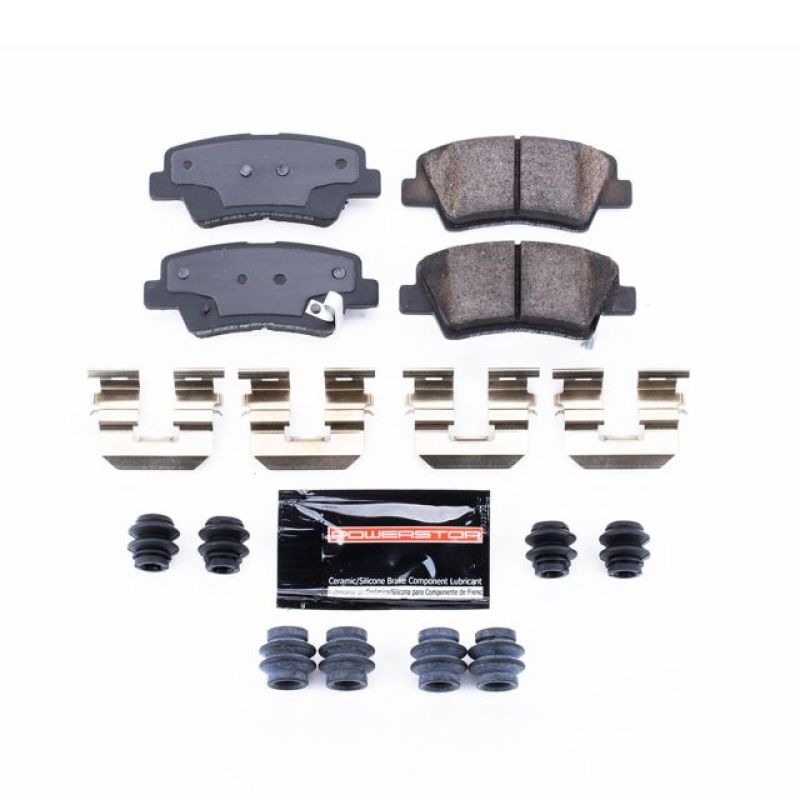 PSB Z23 Evolution Brake Pads - Power Stop 09-11 Hyundai Azera Rear Z23 Evolution Sport Brake Pads w/Hardware