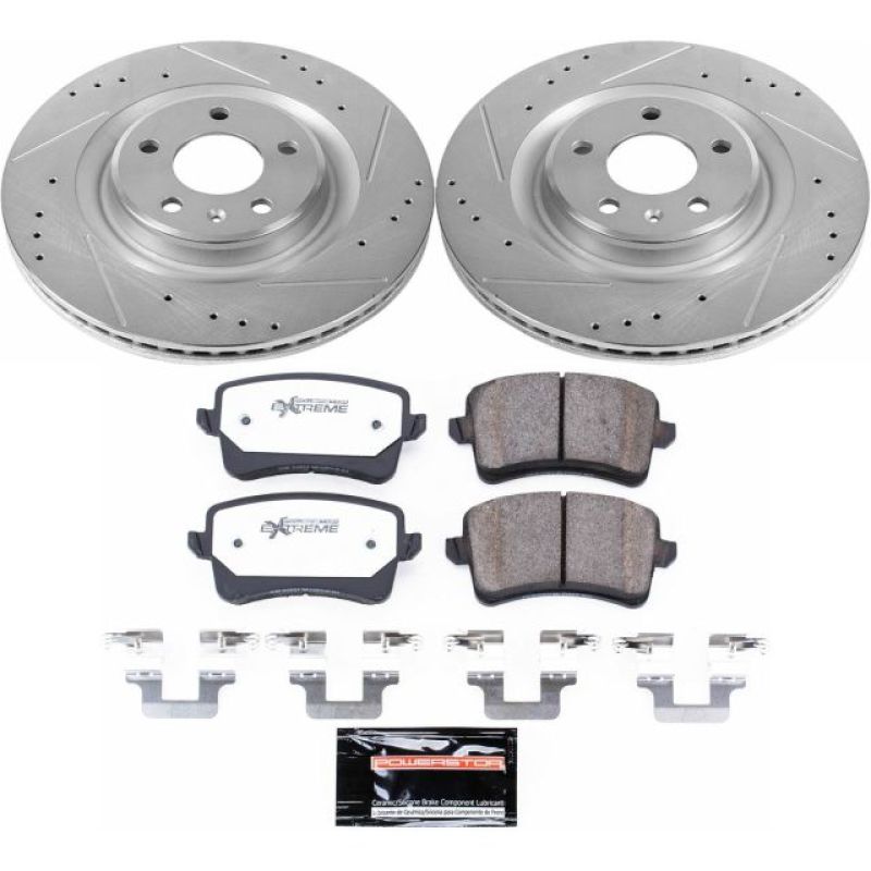 PSB Z26 Street Warrior Kit - Power Stop 13-17 Audi Q5 Rear Z26 Street Warrior Brake Kit