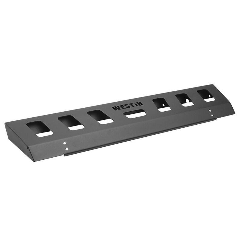 WES Skid Plates - Westin 18-19 Jeep Wrangler JL Front Bumper Skid Plate - Textured Black