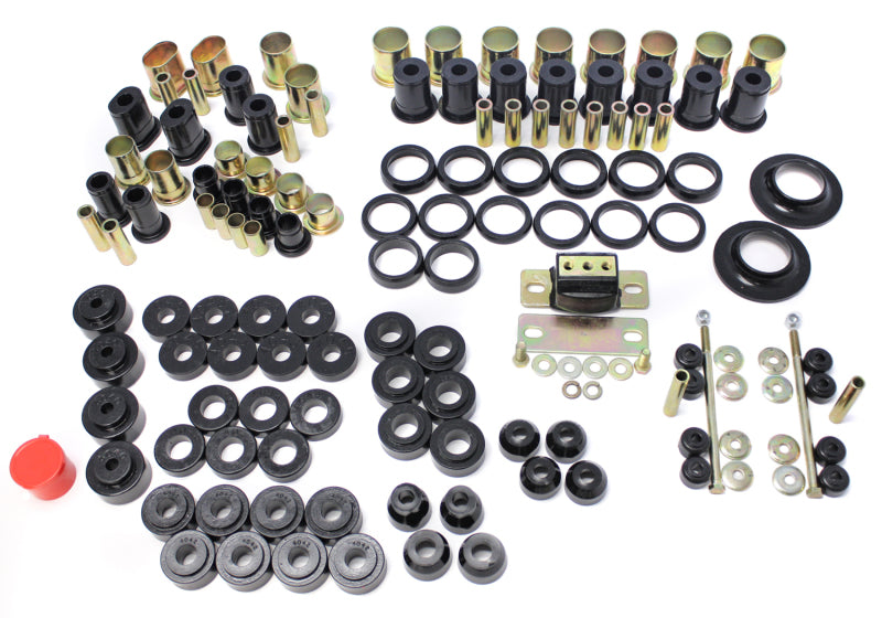 ES Hyper-Flex Sets - Black - Energy Suspension 66-72 Chevelle Black Hyper-flex Master Bushing Set