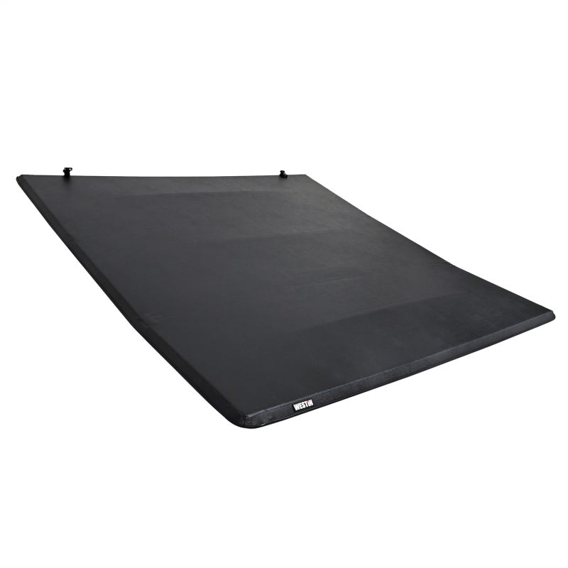 WES Soft Tri-Fold Tonneau Covers - Westin 15-22 Chevy/GMC Colorado/Canyon Fleetside 6ft. 2in. Bed Soft Tri-Fold Tonneau Cover - Black