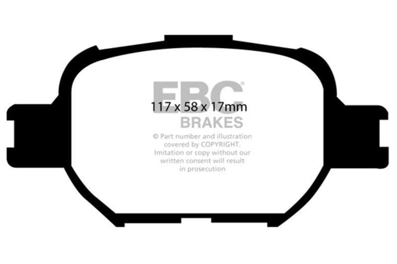 EBC Greenstuff Brake Pad Sets - EBC 04-10 Scion TC 2.4 Greenstuff Front Brake Pads