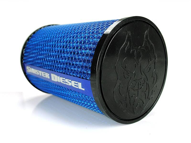 SIN Cold Air Intakes - Sinister Diesel 4in ID 10in Tall Replacement Air Filter