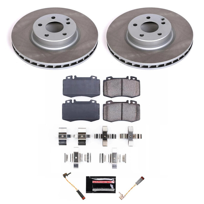 PSB Semi-Coated Rotor Kits - Power Stop 2006 Mercedes-Benz CLS500 Front Semi-Coated Rotor Kit