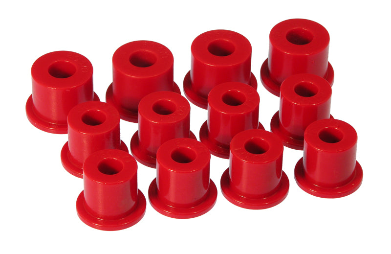 PRO Spring/Shackle Bush- Red - Prothane 80-86 Nissan 720 2/4wd Spring & Shackle Bushings - Red