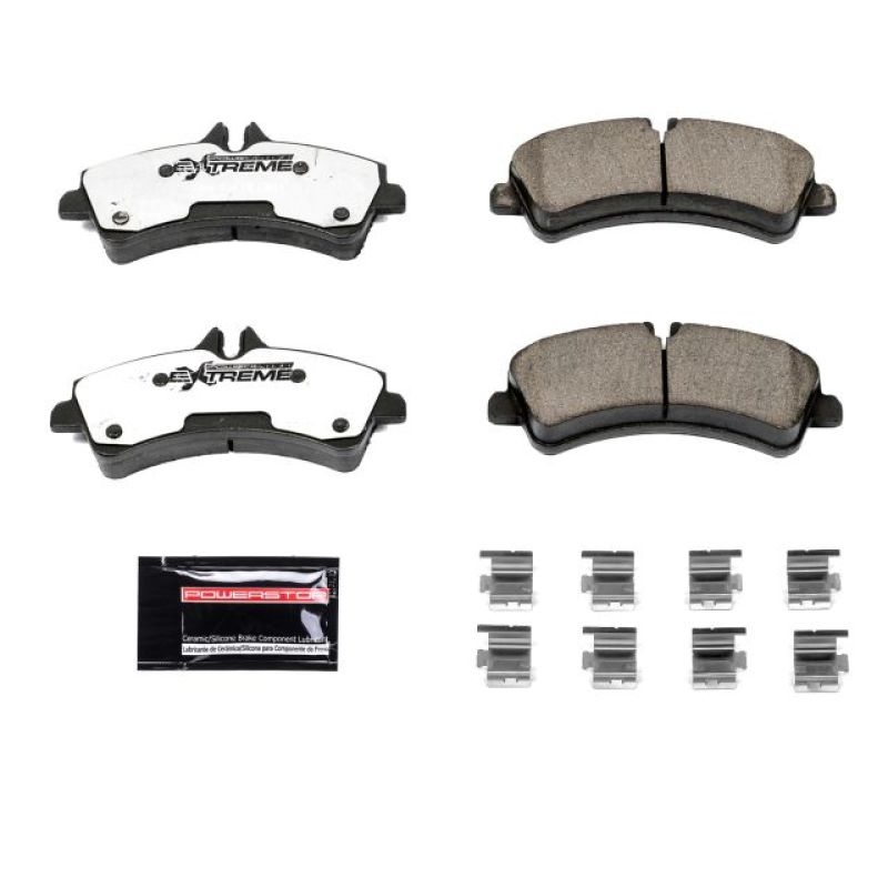 PSB Z36 Truck & Tow Brake Pads - Power Stop 07-09 Dodge Sprinter 3500 Rear Z36 Truck & Tow Brake Pads w/Hardware