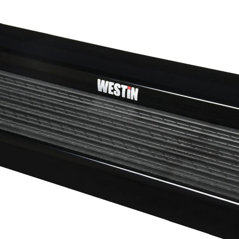 WES Running Boards - Sure-Grip - Westin SG6 Black Aluminum Running Boards 79 in