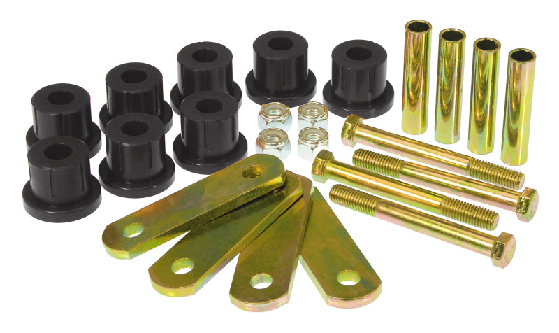 PRO Spring/Shackle Bush- Blk - Prothane 67-81 Chevy Camaro HD Shackle Bushings - Black