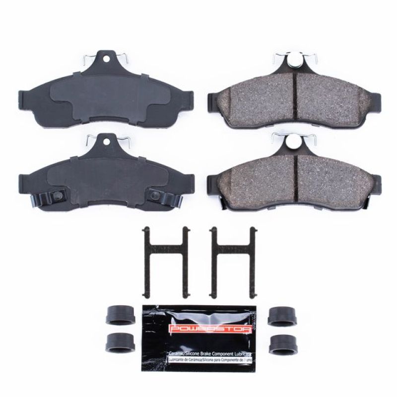 PSB Z23 Evolution Brake Pads - Power Stop 94-96 Chevrolet Caprice Rear Z23 Evolution Sport Brake Pads w/Hardware