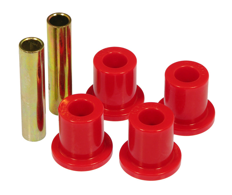 PRO Spring/Shackle Bush- Red - Prothane 80-96 Ford Truck Rear Frame Shackle Bushings - Red