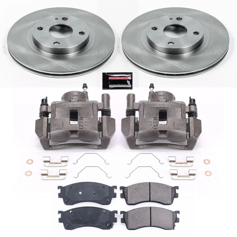 PSB Autospecialty Kit w/Cals - Power Stop 01-03 Mazda Protege Front Autospecialty Brake Kit w/Calipers