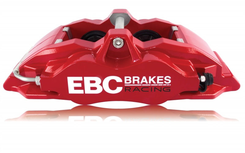 EBC Apollo-4 Calipers - EBC Racing 05-11 Ford Focus ST (Mk2) Front Left Apollo-4 Red Caliper