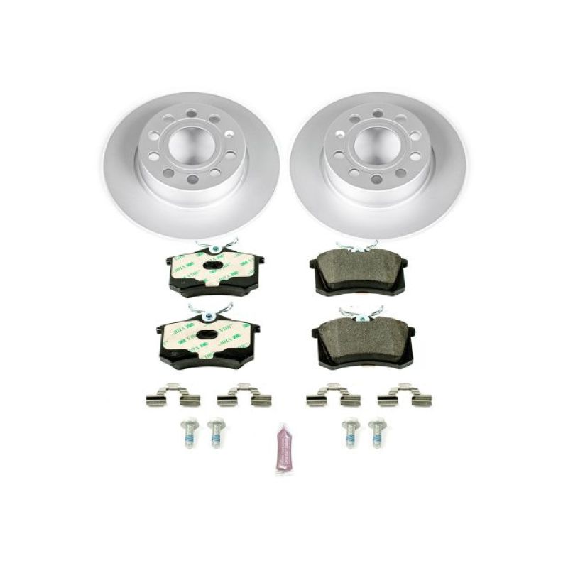 PSB Euro-Stop Kit - Power Stop 10-13 Audi A3 Rear Euro-Stop Brake Kit