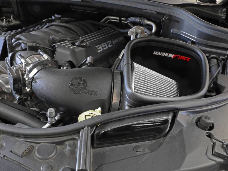 AFE Magnum FORCE Stage-2 Cold Air Intakes - aFe MagnumFORCE Intake Stage-2 Pro DRY S 12-21 Jeep Grand Cherokee (WK2) V8-6.4L HEMI