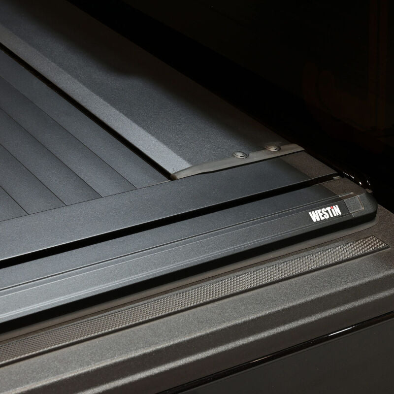 WES Electric Retractable Tonneau - Westin 15-25 Ford F-150 (Incl. 22-25 Lightning) 5.5ft Bed Electric Retractable Tonneau Cover - Black