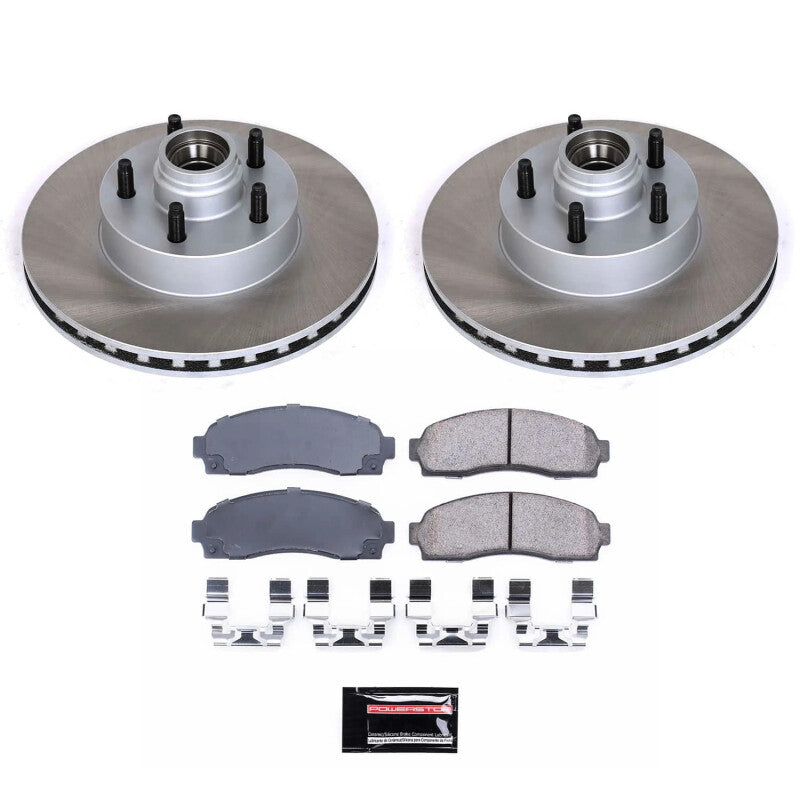 PSB Semi-Coated Rotor Kits - Power Stop 03-09 Mazda B4000 Front Semi-Coated Rotor Kit