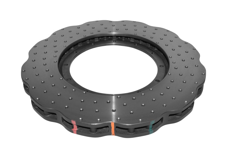 DBA 5000 Slot&Drill Rings - DBA 09-11 Volkswagen CC 3.6L Front 5000 Series Drilled & Slotted Ring