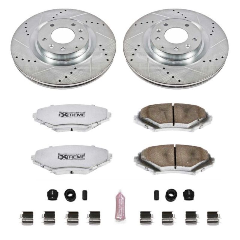 PSB Z26 Street Warrior Kit - Power Stop 04-11 Mazda RX-8 Front Z26 Street Warrior Brake Kit