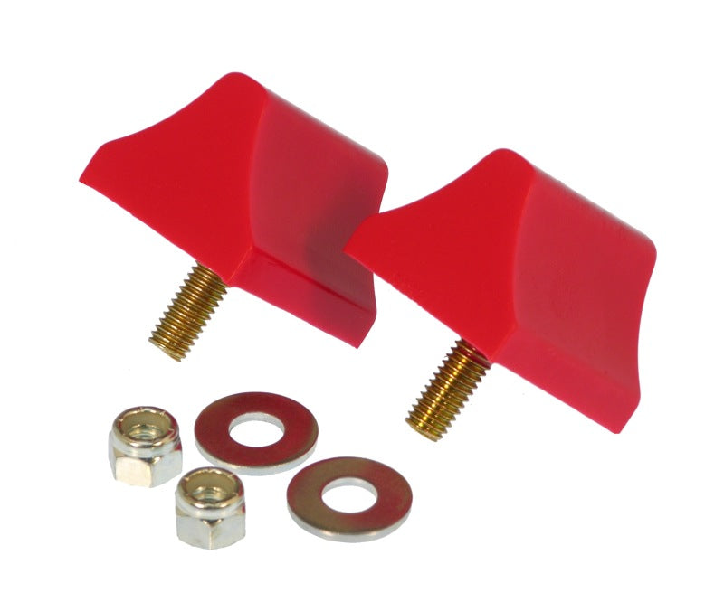 PRO Bump Stops - Red - Prothane Universal Bump Stop 1 1/2X2X1 3/4 Wedge - Red