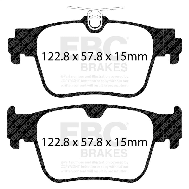 EBC Ultimax2 Brake Pad Sets - EBC 2022+ Volkswagen GTi Mk8 2.0T Rear Ultimax Brake Pads