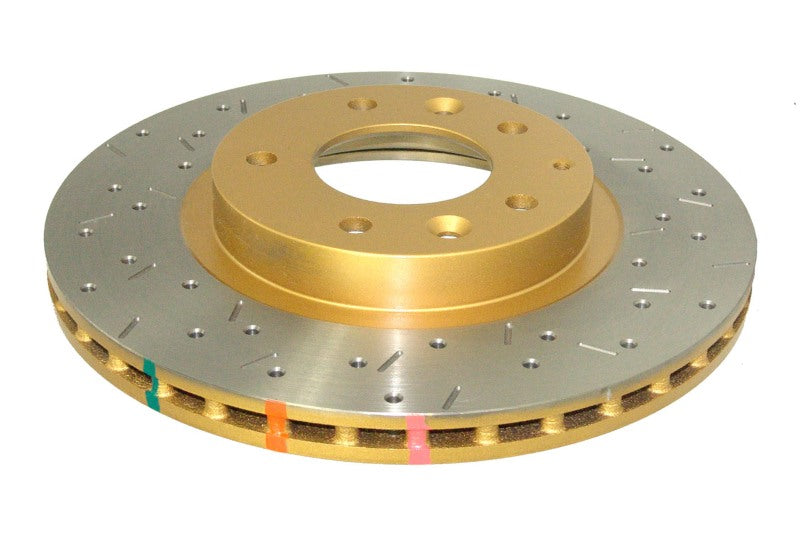 DBA 4000 Slot&Drill Rotors - DBA 06+ MX-5 Miata Front Drilled & Slotted 4000 Series Rotor