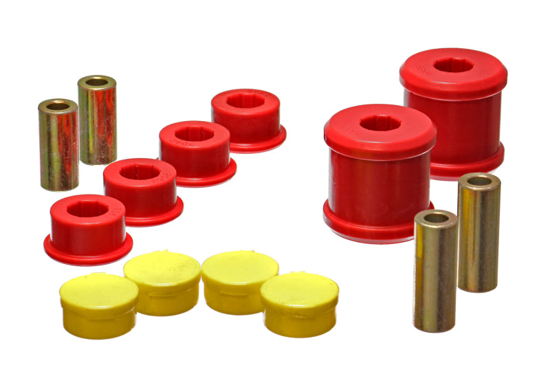 ES Trailing Arm Bush - Red - Energy Suspension 02-06 Subaru Impreza/WRX Red Rear Trailing Arm Bushing Set