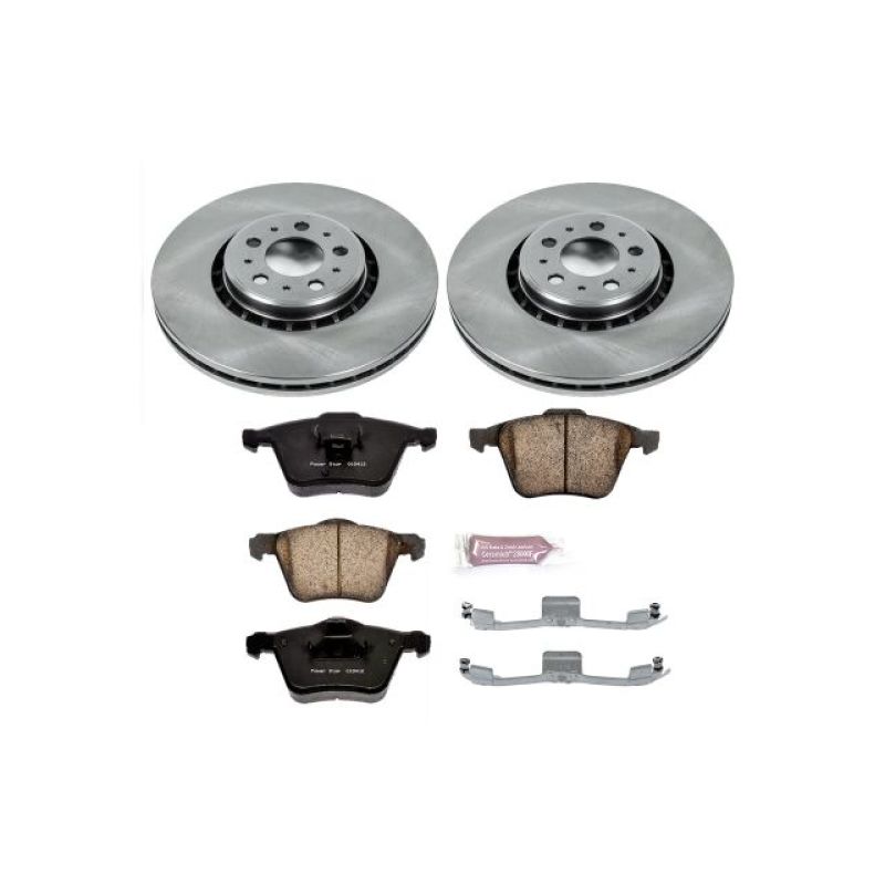 PSB Autospecialty Kit - Power Stop 03-14 Volvo XC90 Front Autospecialty Brake Kit