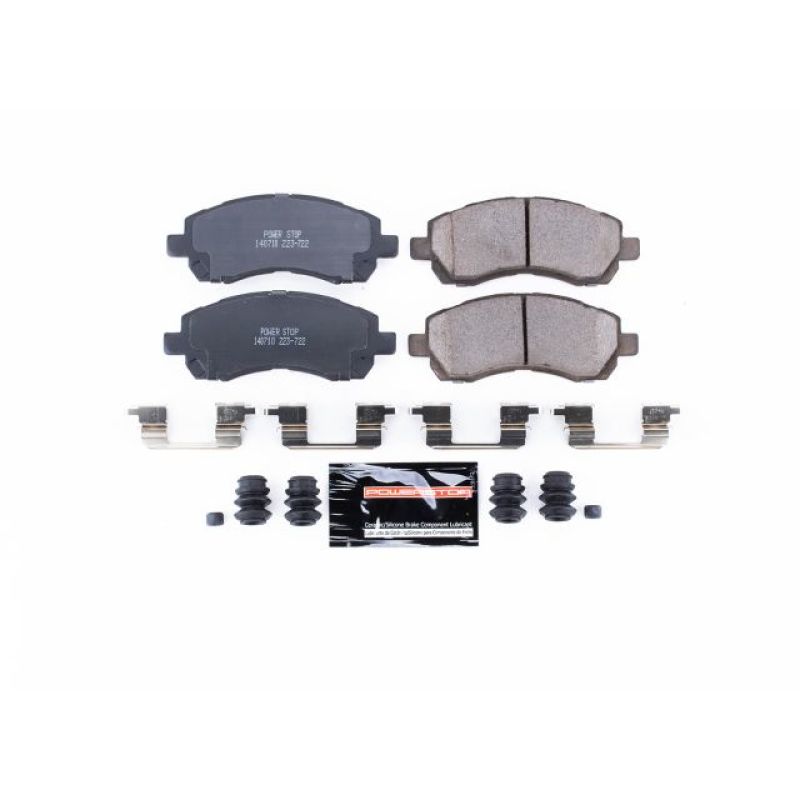PSB Z23 Evolution Brake Pads - Power Stop 97-01 Subaru Impreza Front Z23 Evolution Sport Brake Pads w/Hardware