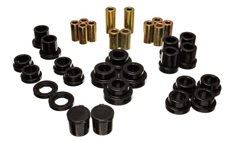 ES Cntrl Arm Bushings - Black - Energy Suspension 00-09 Honda S2000 Black Rear End Control Arm Bushing Set