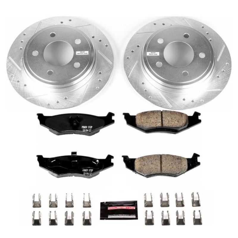 PSB Z23 Evolution Kit - Power Stop 93-94 Chrysler Concorde Rear Z23 Evolution Sport Brake Kit