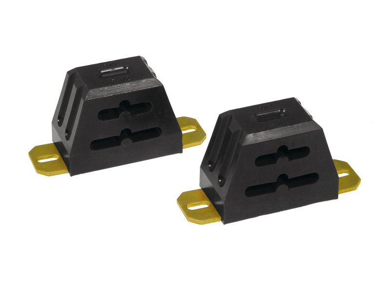 PRO Bump Stops - Blk - Prothane Universal Bump Stop 3 1/2 Multi-Mount - Black