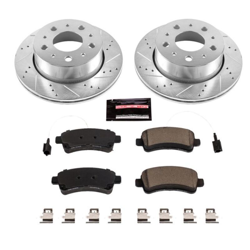 PSB Z23 Evolution Kit - Power Stop 15-19 Ram ProMaster 1500 Rear Z23 Evolution Sport Brake Kit
