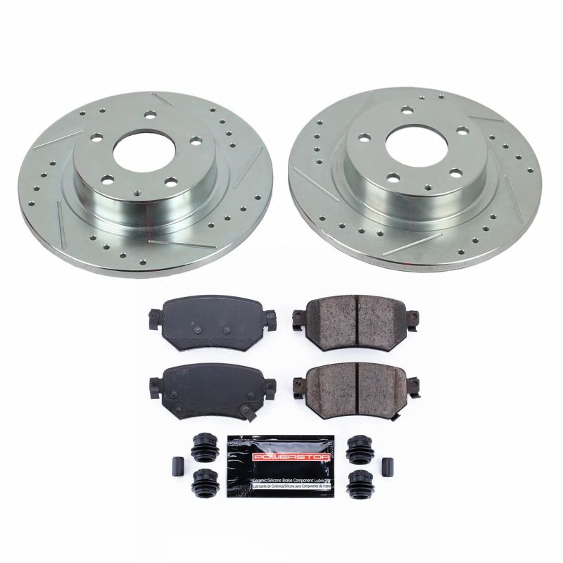 PSB Z23 Evolution Kit - Power Stop 16-18 Mazda 6 Rear Z23 Evolution Sport Brake Kit