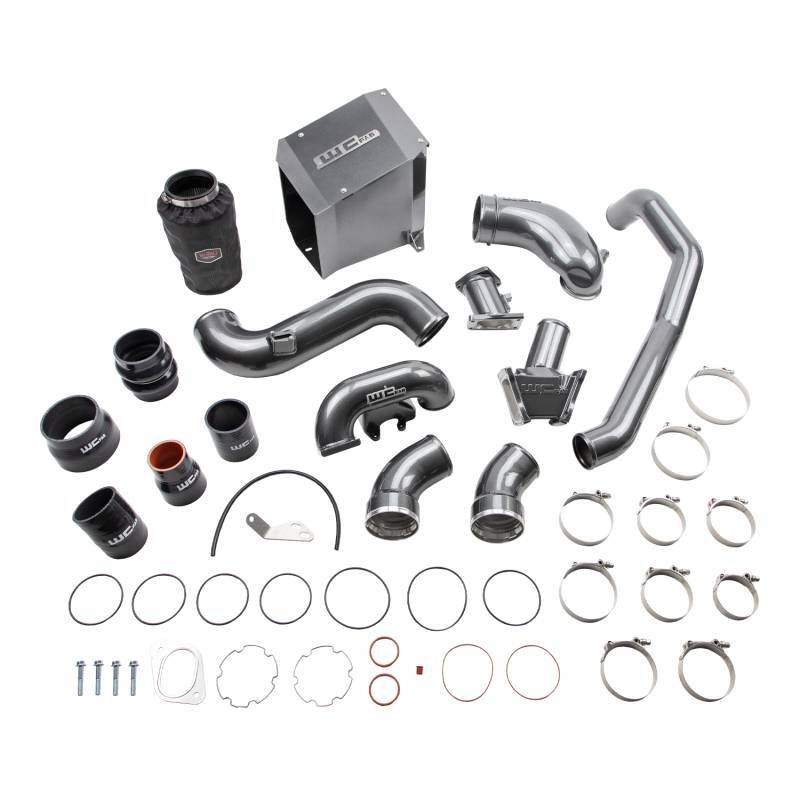 WCF Intake Kit - Stage 2 - Wehrli 2007.5-2010 Chevrolet Duramax 6.6L LMM Stage 2 High Flow Intake Bundle Kit - Chevy Orange