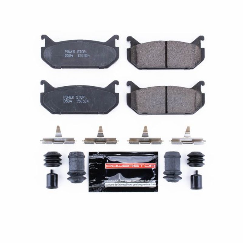 PSB Z23 Evolution Brake Pads - Power Stop 93-97 Ford Probe Rear Z23 Evolution Sport Brake Pads w/Hardware
