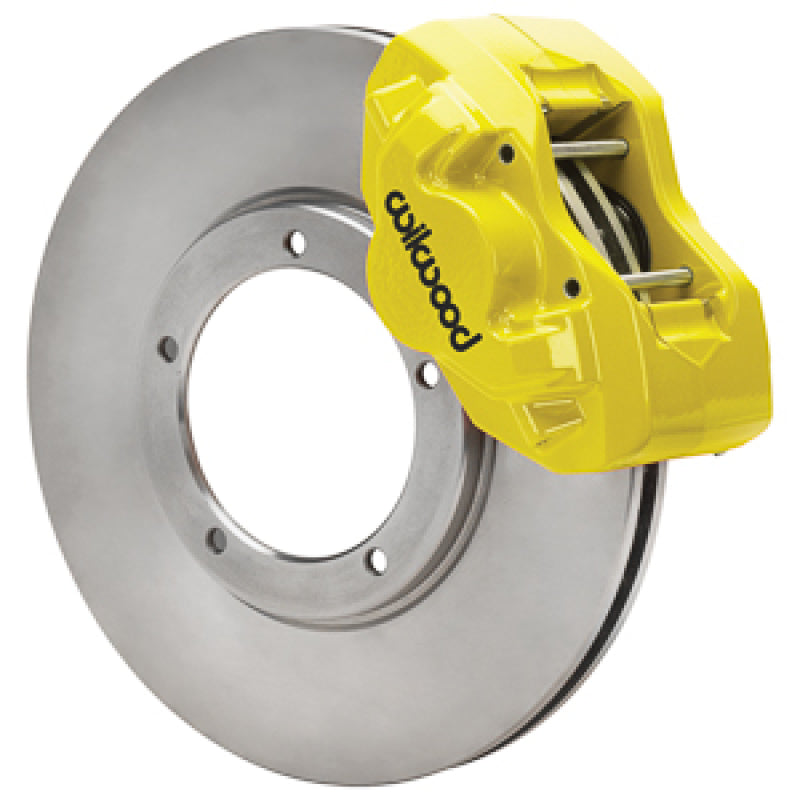 D45 Brake Kits - Wilwood 75-83 Porsche 911 D45 11.10in. Front Brake Kit w/ Flex Lines - Yellow