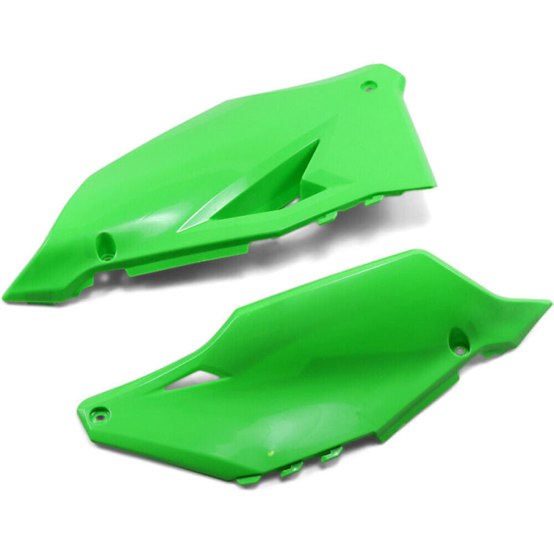 CYC Side Panels - Cycra 21-23 Kawasaki KX450X Side Number Panels - OEM Green