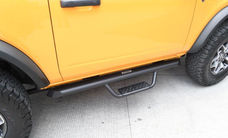 GOR Dom Extreme D2 - Go Rhino Dominator Xtreme D2 Side Steps 52in. Cab Length - Tex. Blk (No Drill/Mounting Brkt Req.)