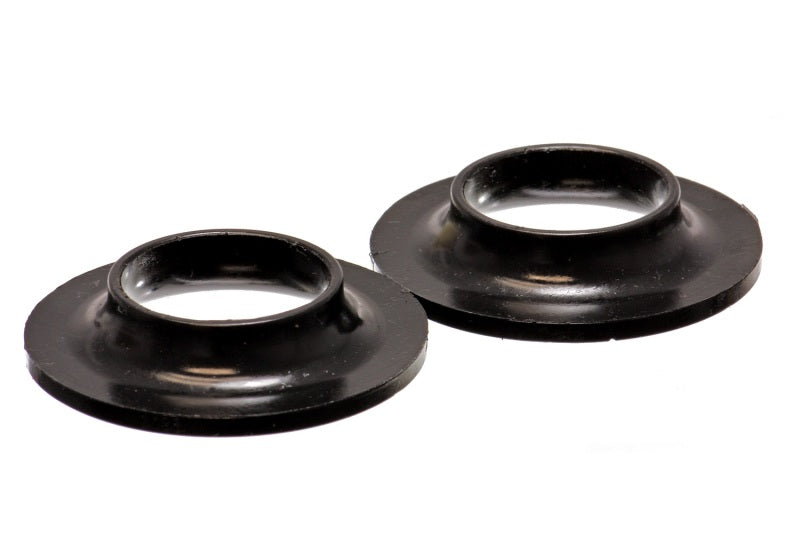 ES Spring Isolators - Black - Energy Suspension Universal 2 1/8in ID 4 1/8in OD 13/16in H Black Coil Spring Isolators (2 per set)